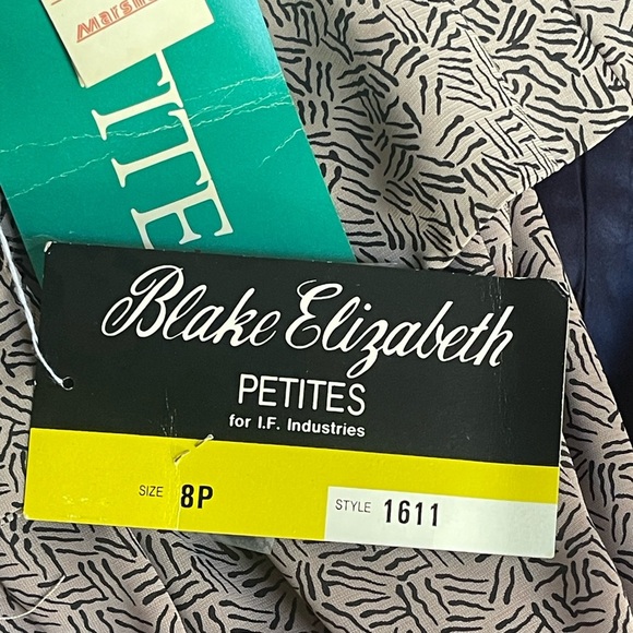 New Blake Elizabeth Dresses | 1980s/1990s
 Dress Shoulder pads brown size 8P - Picture 14 of 15